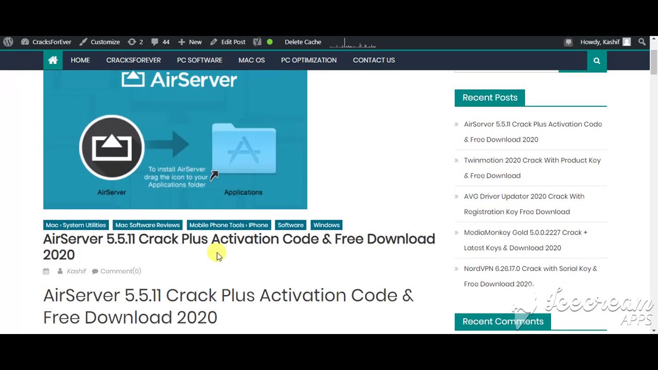 free airserver activation code pc