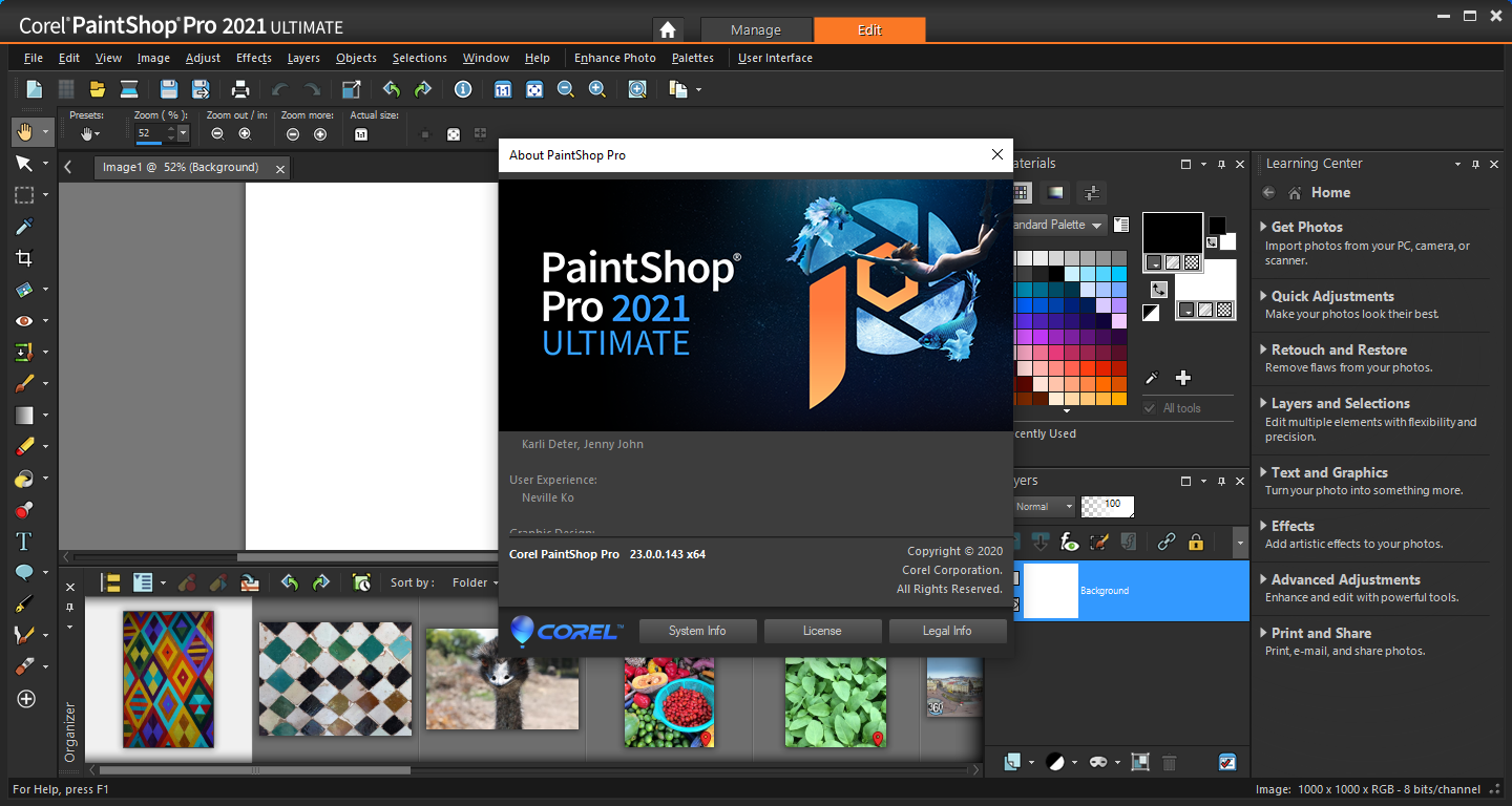corel paint shop pro gradient folder location